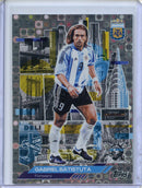 2026 Topps Argentina Team Set Gabriel Batistuta AFA in the Apple Halo Foil