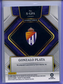 2022-23 Panini Select La Liga Gonzalo Plata Select Signatures Blue Pulsar