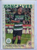 2024-25 Topps Chrome UEFA Club Comps Pedro Gonçalves Wave