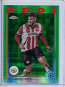2024-25 Topps Chrome UEFA Club Comps Ricardo Pepi Green Prism 31/99