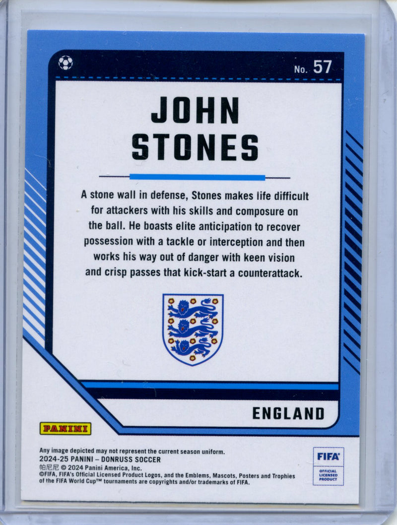 2024-25 Donruss John Stones Silver