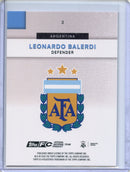 2026 Topps Argentina Team Set Leonardo Balerdi First Team