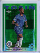 2024-25 Topps Chrome UEFA Club Comps Tosin Adarabioyo Green Prism 8/99