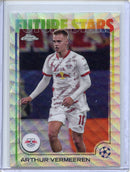 2024-25 Topps Chrome UEFA Club Comps Arthur Vermeeren Wave