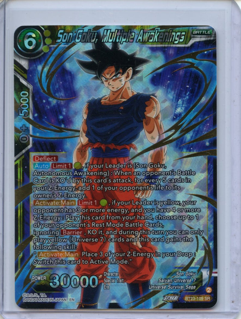 Son Goku, Multiple Awakenings - Perfect Combination BT23-109 SR Foil