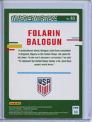 2023-24 Donruss FIFA Folarin Balogun Optic
