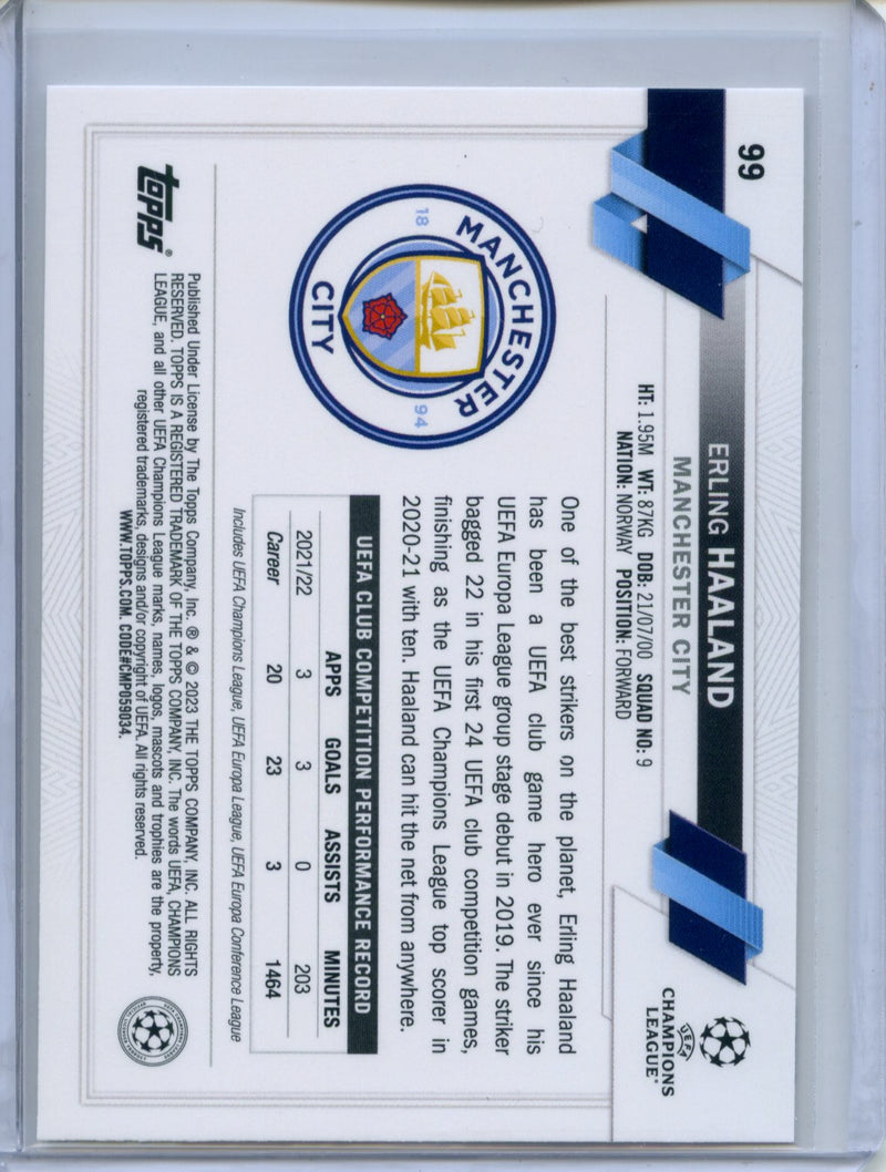 2022-23 Topps UEFA Club Competitions Erling Haaland