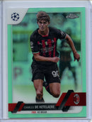 2022-23 Topps Chrome UEFA Charles De Ketelaere Aqua Refractor 131/199
