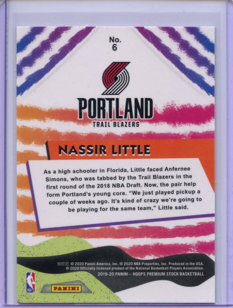 2019-20 Hoops Premium Nassir Little We Got Next