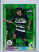2024-25 Topps Chrome UEFA Club Comps Rafael Nel Green Prism 55/99