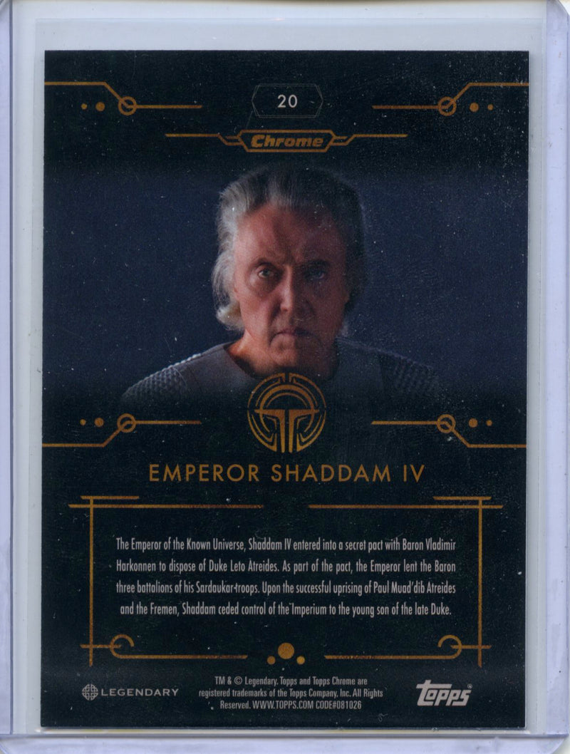 2024 Topps Dune Chrome Emperor Shaddam IV Refractor