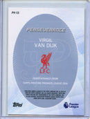 25-26 Pristine EPL Virgil van Dijk Perseverance