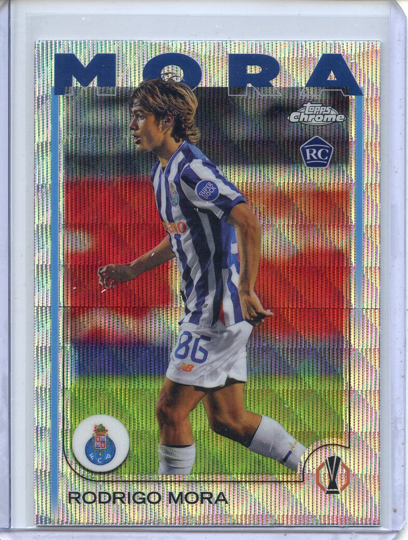 2024-25 Topps Chrome UEFA Club Comps Rodrigo Mora Wave