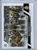 2022-23 Topps UEFA Club Competitions Real Madrid Title Winners