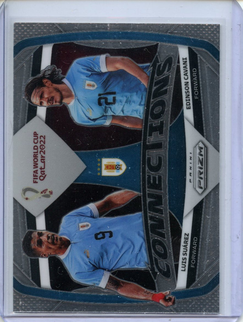 2022 Panini Prizm FIFA World Cup Qatar Luis Suarez/Edinson Cavani Connections