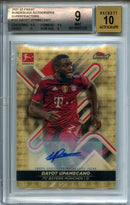 2021-22 Topps Finest Bundesliga Dayot Upamecano Superfractor 1/1