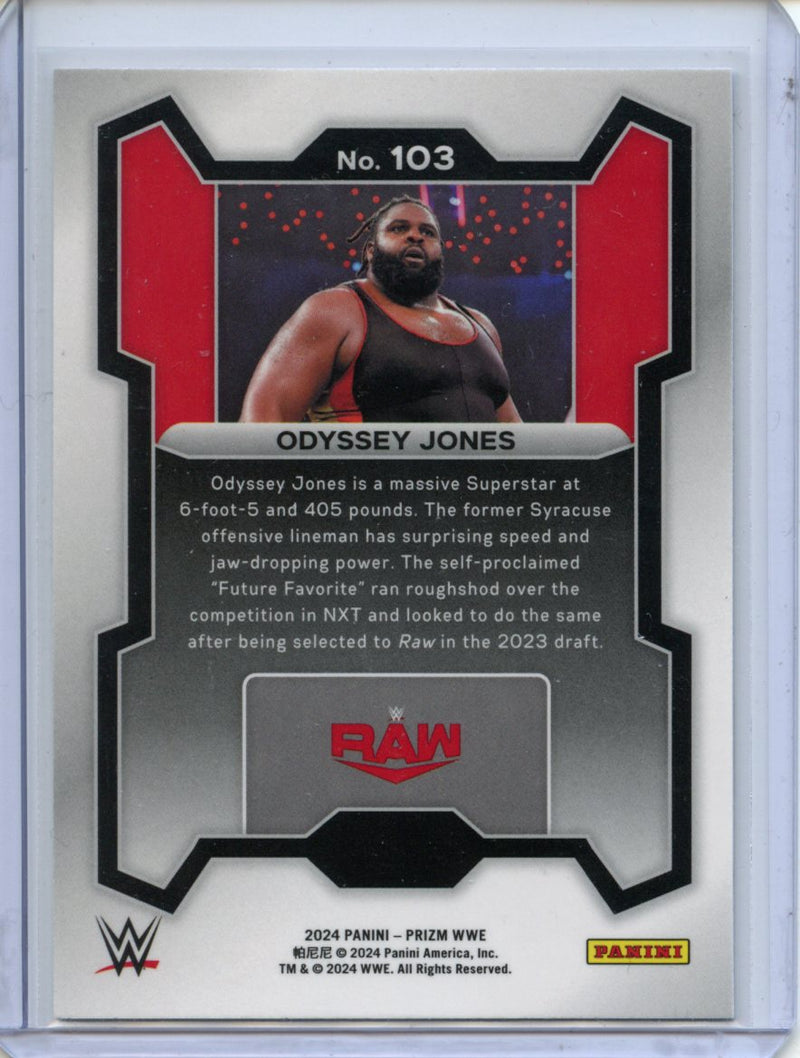 2024 Prizm WWE Odyssey Jones