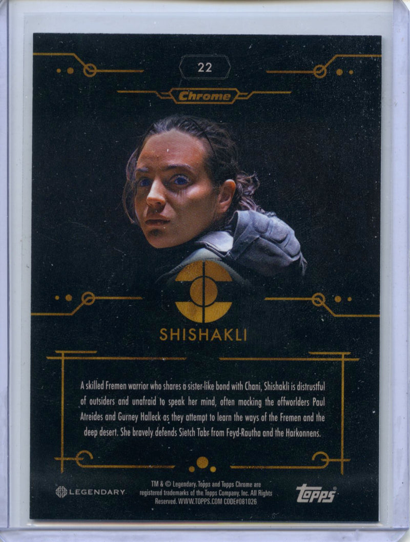 2024 Topps Dune Chrome Shishakli Refractor
