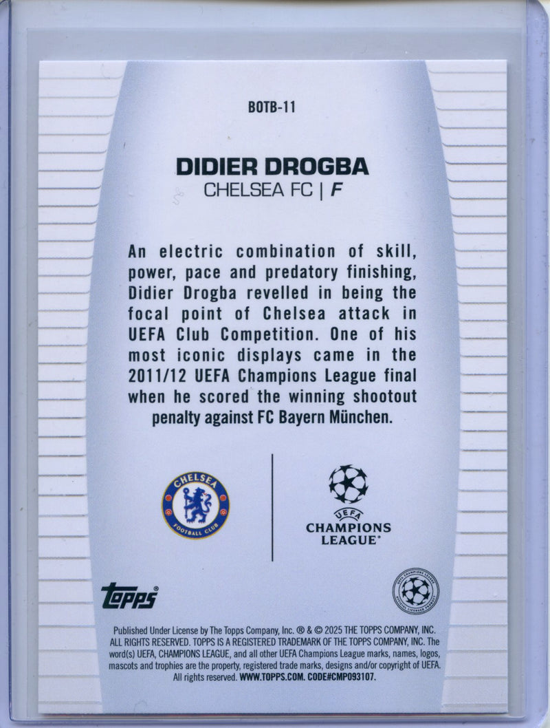 2024-25 Topps UEFA CC Didier Drogba Best Of The Best