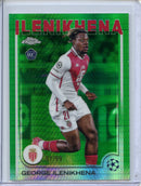 2024-25 Topps Chrome UEFA Club Comps George Ilenikhena Green Prism 51/99