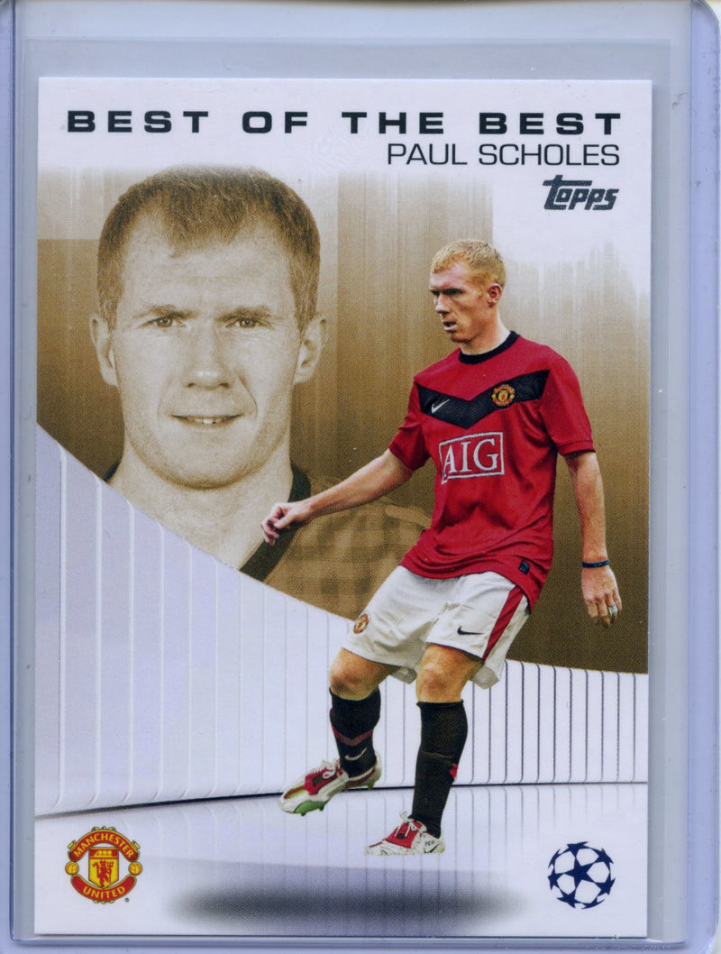 2024-25 Topps UEFA CC Paul Scholes Best Of The Best