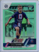 2022-23 Topps Chrome UEFA Ismael Gharbi Aqua Refractor 94/199