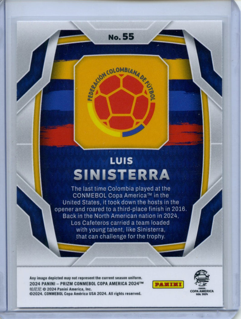 2024 Panini Prizm Copa America Luis Sinisterra