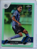 2022-23 Topps Chrome UEFA Antonio Nusa Aqua Refractor 87/199