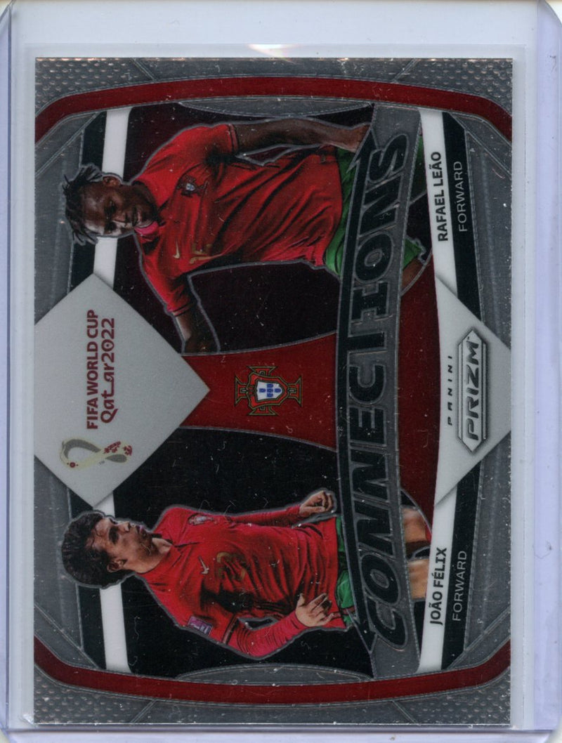 2022 Panini Prizm FIFA World Cup Qatar Joao Felix/Rafael Leao Connections