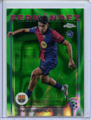 2024-25 Topps Chrome UEFA Club Comps Toni Fernandez Green Lava 22/99