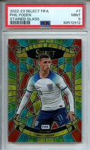 2022-23 Panini Select FIFA Phil Foden Stained Glass