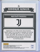 2022-23 Donruss FIFA Nicolo Fagioli Rookie Kings