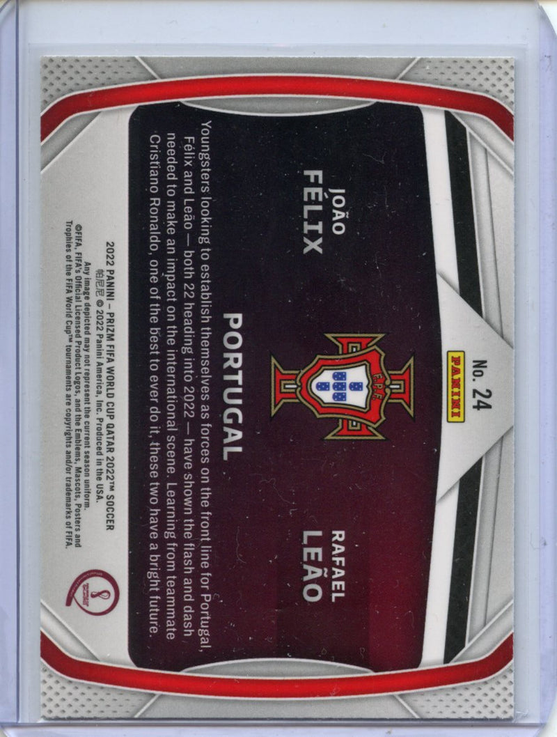 2022 Panini Prizm FIFA World Cup Qatar Joao Felix/Rafael Leao Connections