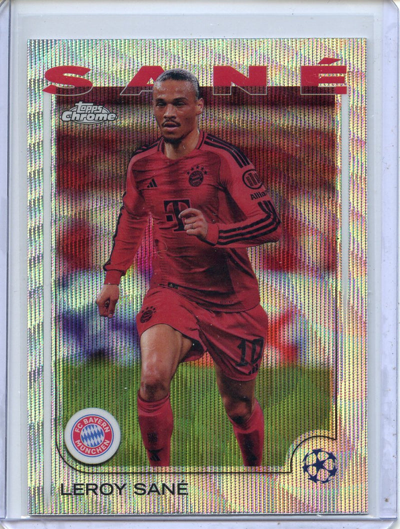 2024-25 Topps Chrome UEFA Club Comps Leroy Sane Wave