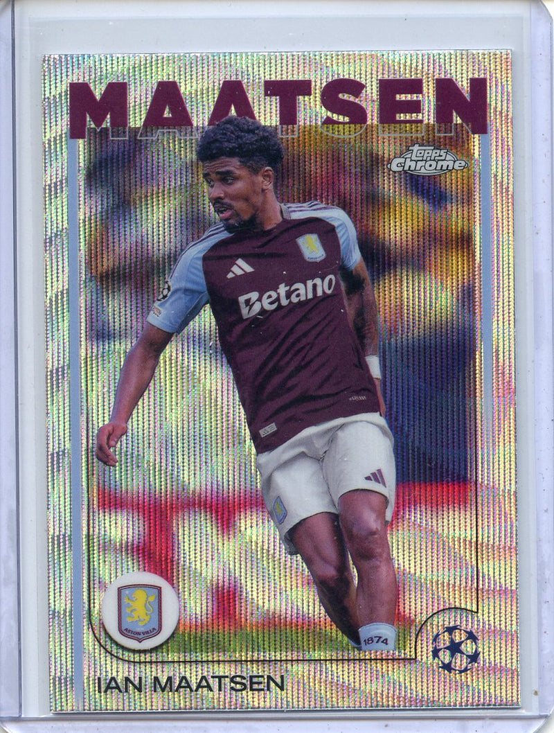 2024-25 Topps Chrome UEFA Club Comps Ian Maatsen Wave