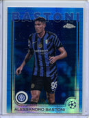 2024-25 Topps Chrome UEFA Club Comps Alessandro Bastoni Blue Prism 138/150
