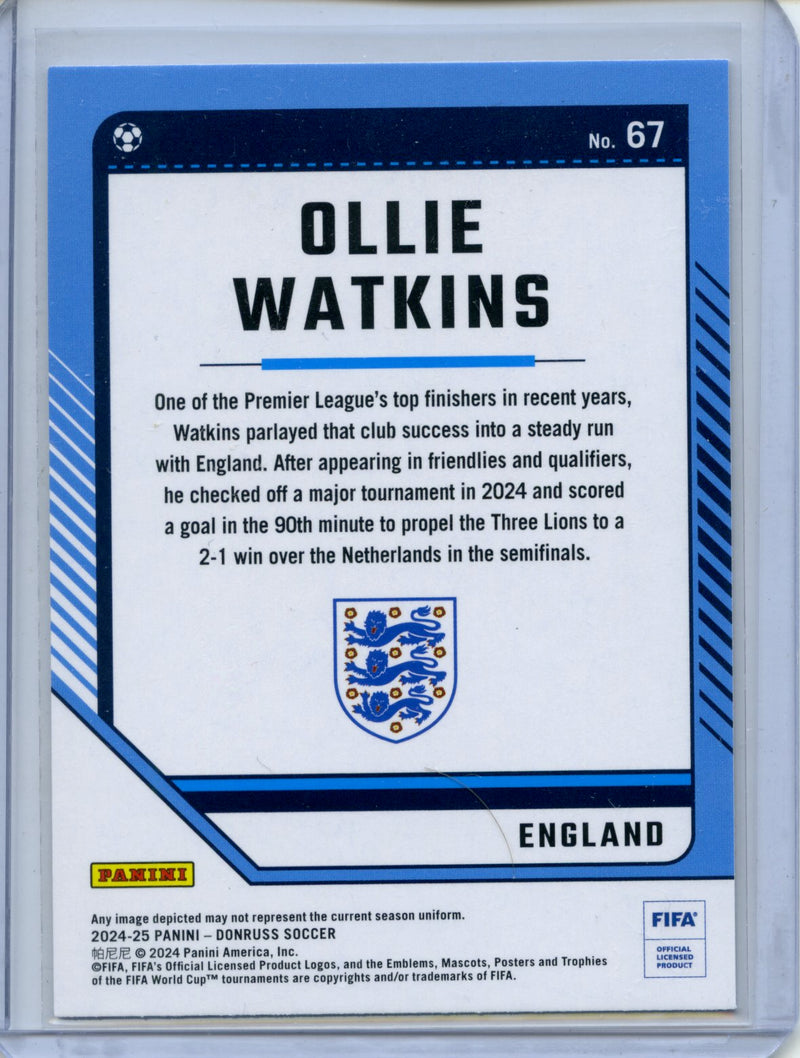2024-25 Donruss Ollie Watkins Silver