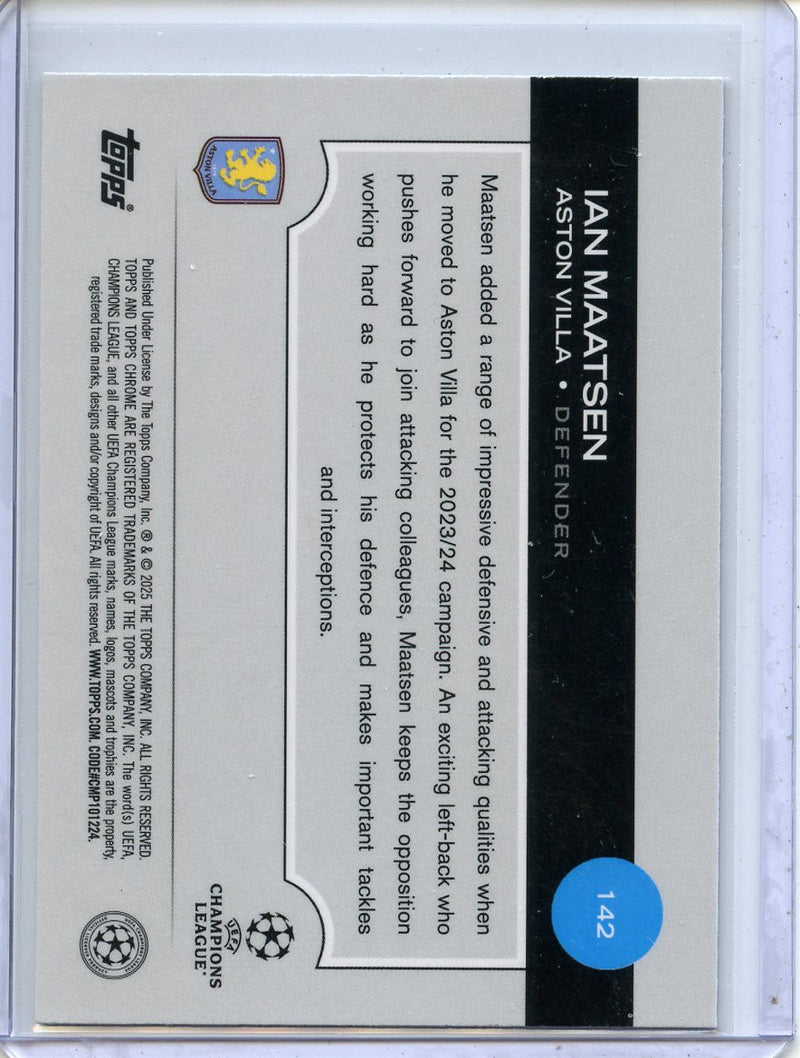 2024-25 Topps Chrome UEFA Club Comps Ian Maatsen Wave