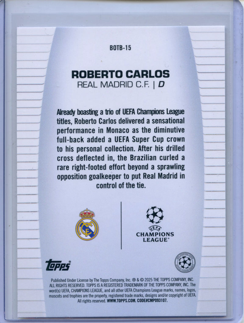 2024-25 Topps UEFA CC Cristiano Roberto Carlos Best Of The Best