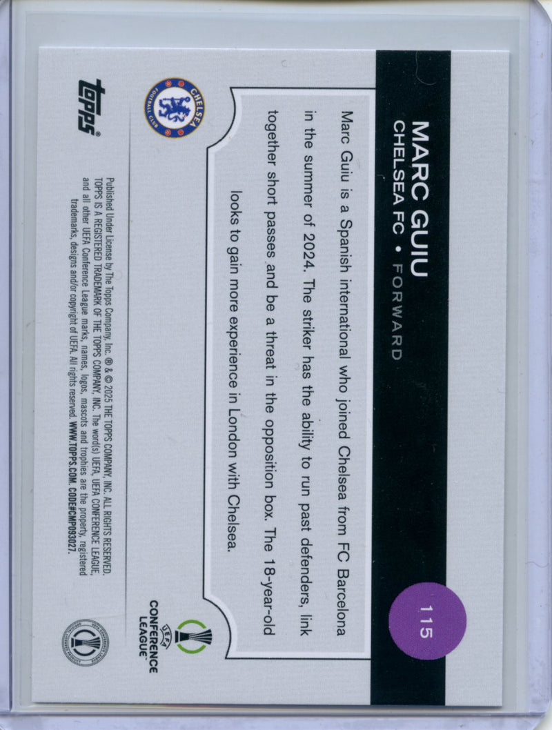 2024-25 Topps UEFA CC Marc Guiu
