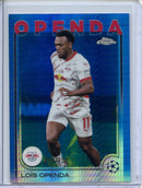 2024-25 Topps Chrome UEFA Club Comps Lois Openda Blue Prism 14/150