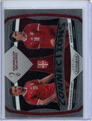2022 Panini Prizm FIFA World Cup Qatar Sergej Milinkovic-Savic/Dusan Vlahovic Connections