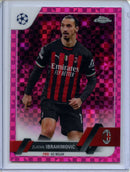 2022-23 Topps Chrome UEFA Zlatan Ibrahimovic Pink X-Fractor 100/250
