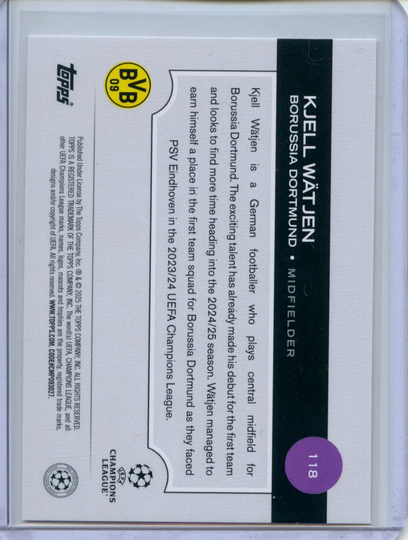 2024-25 Topps UEFA CC Kjell Watjen