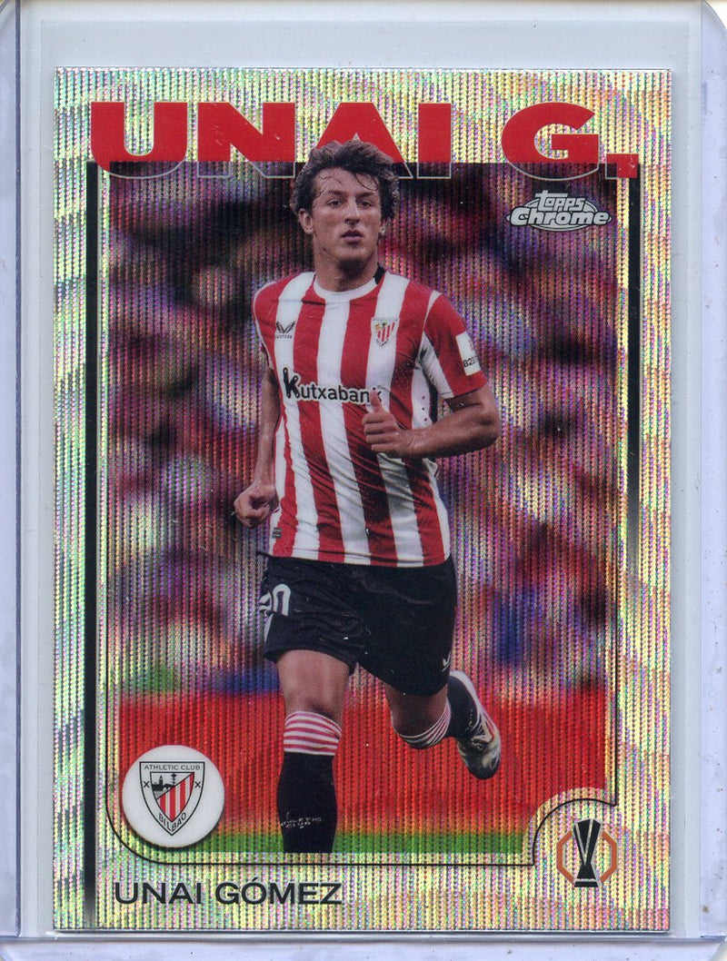 2024-25 Topps Chrome UEFA Club Comps Unai Gomez Wave