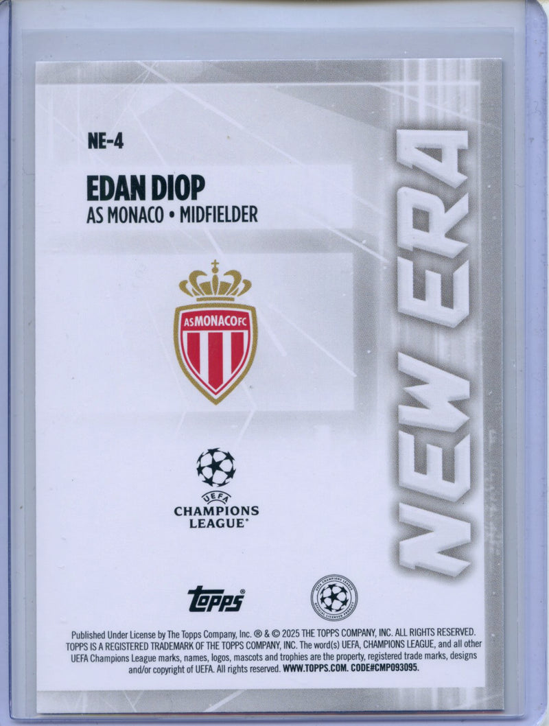2024-25 Topps UEFA CC Edan Diop New Era