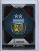 2022 Panini Prizm FIFA World Cup Qatar Argentina Team Badges