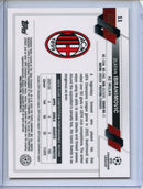 2022-23 Topps Chrome UEFA Zlatan Ibrahimovic Pink X-Fractor 100/250