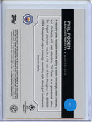 2024-25 Topps Chrome UEFA Club Comps Phil Foden Blue Prism 108/150