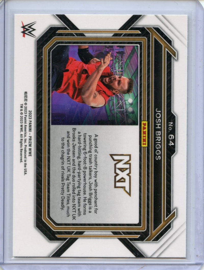 2023 Prizm WWE Josh Briggs